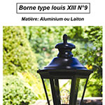 Luminaire extérieur borne type Louis XIII n°9