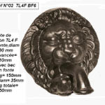 Tête de lion en fonte Ref 02 TL4F BF6