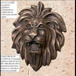 Tête de lion en bronze Ref 170 TL33268
