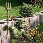 Statues en fonte de divinités et déesses Ref statue neptune